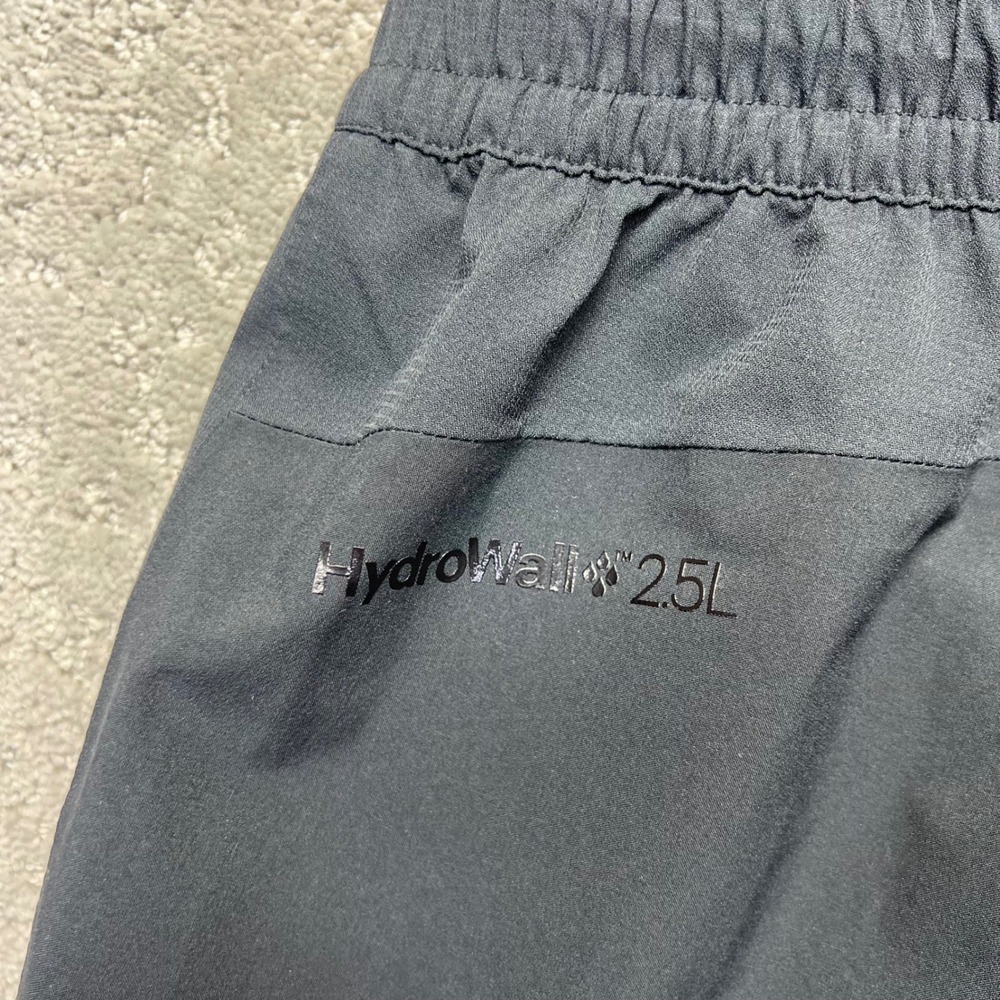 REI Co-op HydroWall 2.5L Pants Mens Large Black Waterproof Hiking Rain Shell - Picture 13 of 16